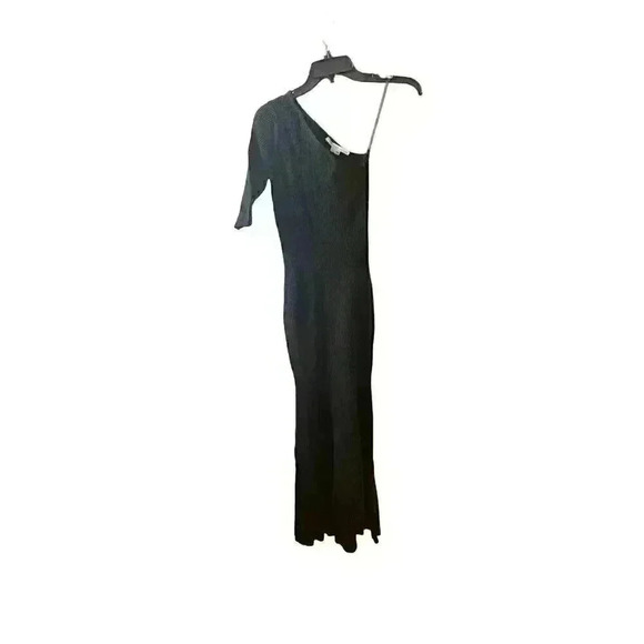 NWT Veronica Beard Montrose Knit Black One shoulder Maxi Dress Size XS - Picture 9 of 13